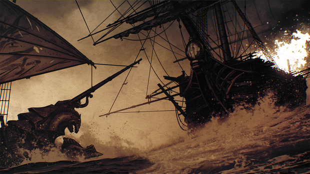 Sea Pirate Desktop Background