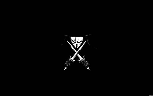 Anonymous Desktop Background