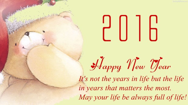 Happy New Year 2016 High Definition Wallpaper