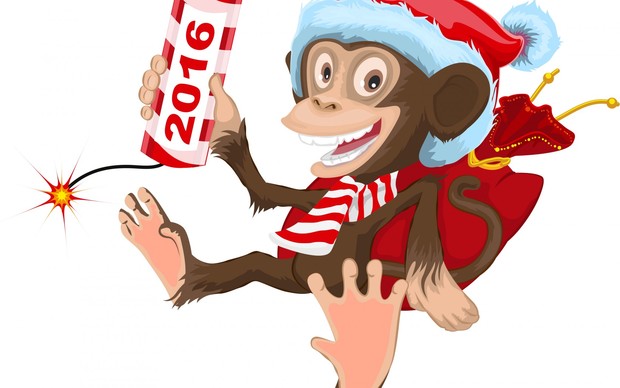 Beautiful Year of the Monkey 2016 Wallpaper