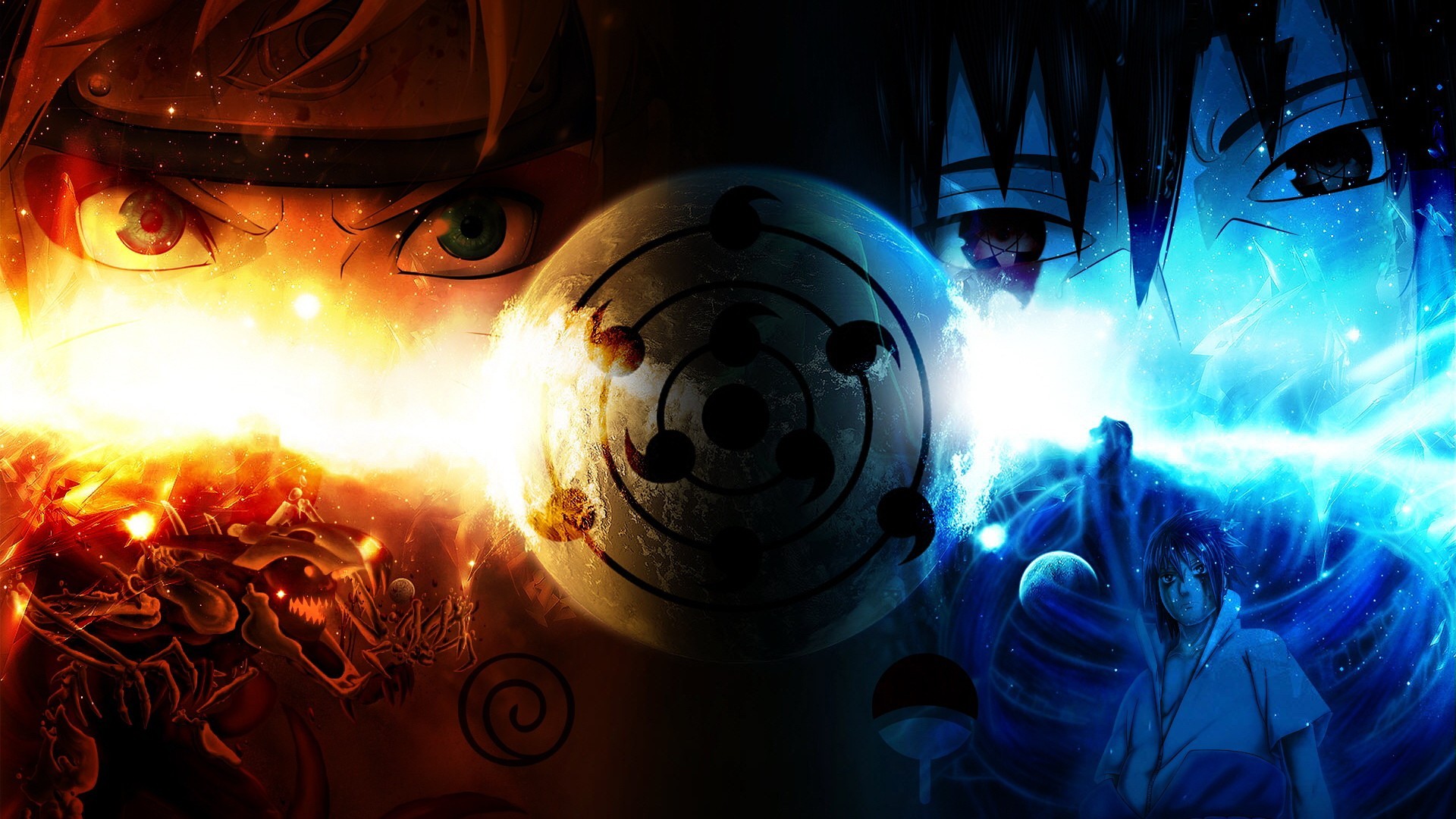 Naruto vs Sasuke Wallpaper 1920X1080