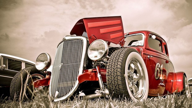 Vintage Cars Background