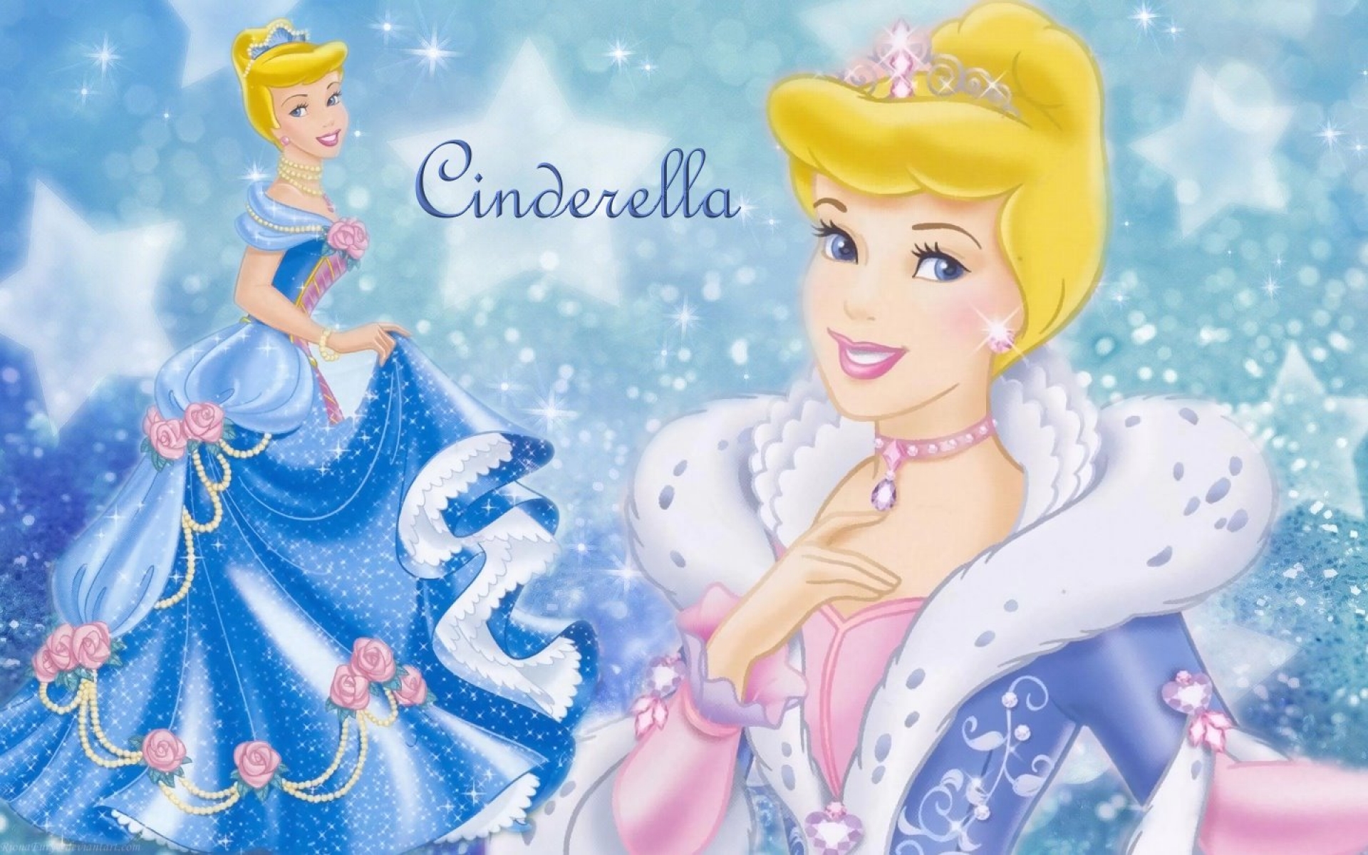 cartoon princess cinderella wallpaper