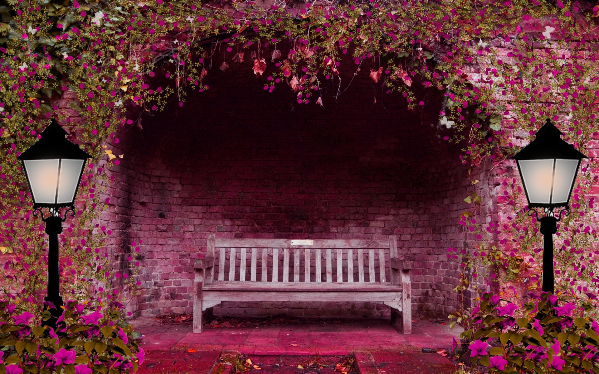 Park bench background hi-res stock photography and images - Alamy