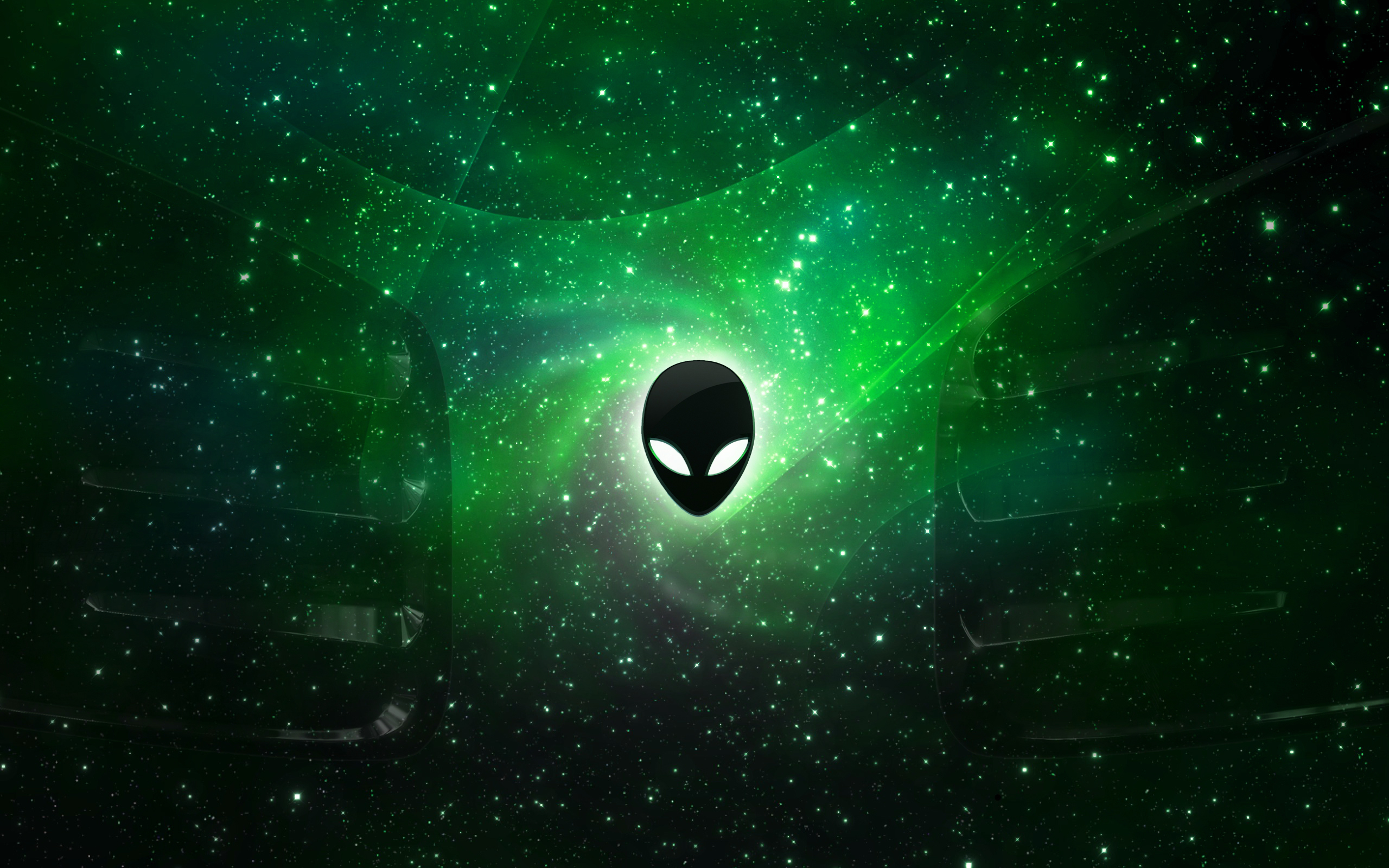 alienware wallpaper hd green
