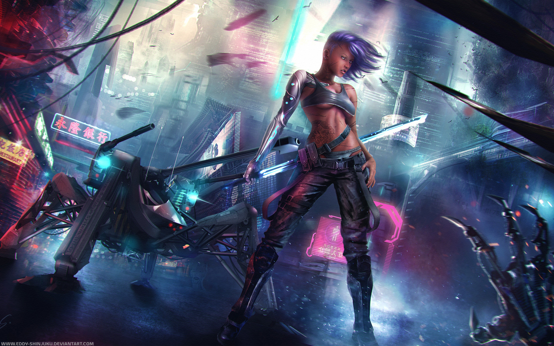 Cyberpunk Art HD Phone Wallpapers  Cyberpunk art, Hd phone wallpapers,  Phone wallpaper